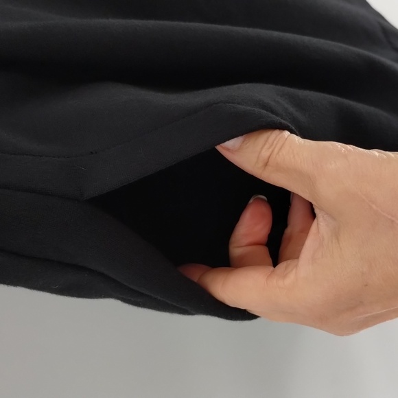 Madewell Mini Dress Size 2 Black White Fit & Flare Sleeveless Skater Stretch - Picture 5 of 8